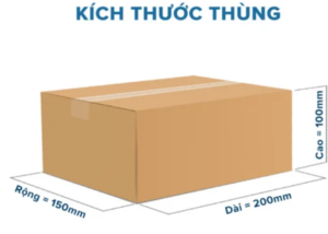 Cách tính mét khối thùng carton