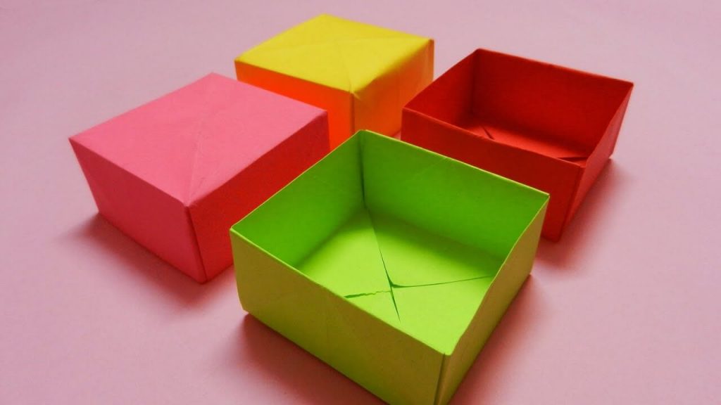 cách làm hộp giấy mini 1