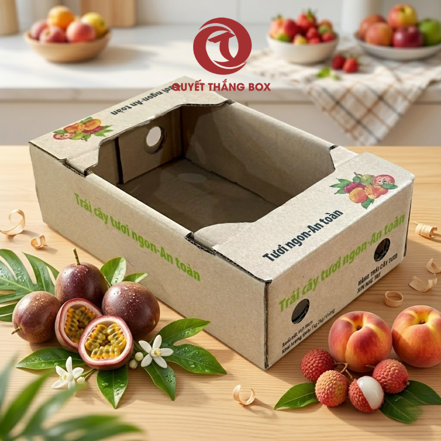 Bao bì Quyết Thắng là đơn vị sản xuất và cung cấp thùng carton đựng hoa quả