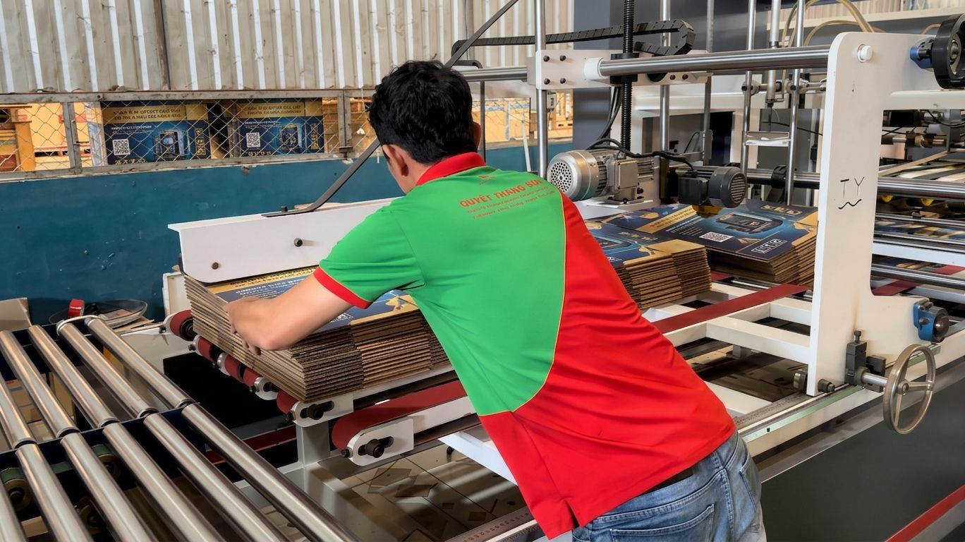 Quy trình in Thùng carton in offset