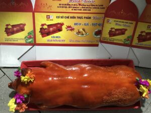 hộp carton đựng heo quay