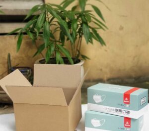 thùng carton đựng khẩu trang