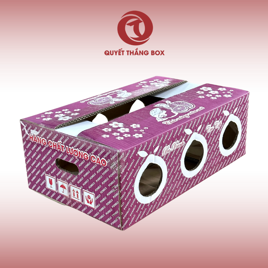 Hộp carton in flexo cho bao bì xuất khẩu thương hiệu Quyết Thắng Box