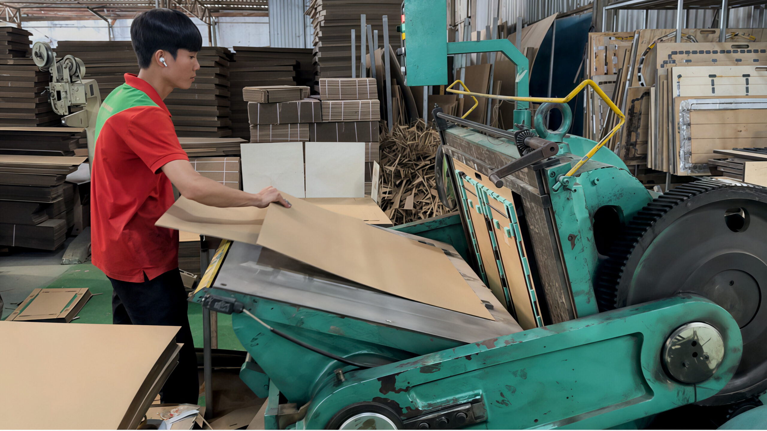 Thiết bị máy dập/bế trong sản xuất thùng carton – Quyết Thắng Box