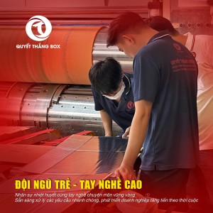 Năng lực sản xuất thùng carton xuất khẩu - Quyết Thắng Box