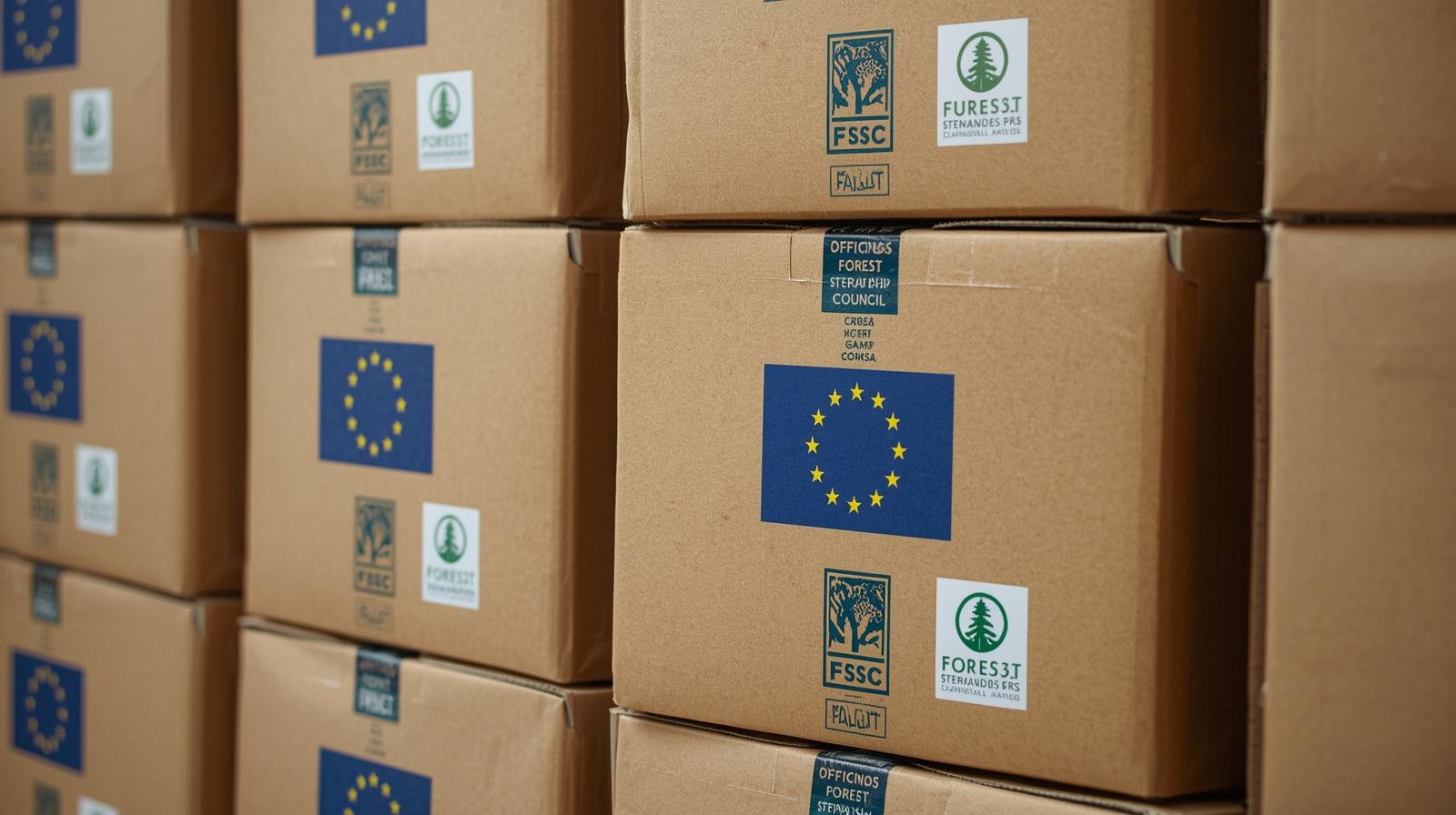 Thùng Carton Xuất Khẩu EU Đạt Chuẩn FSC