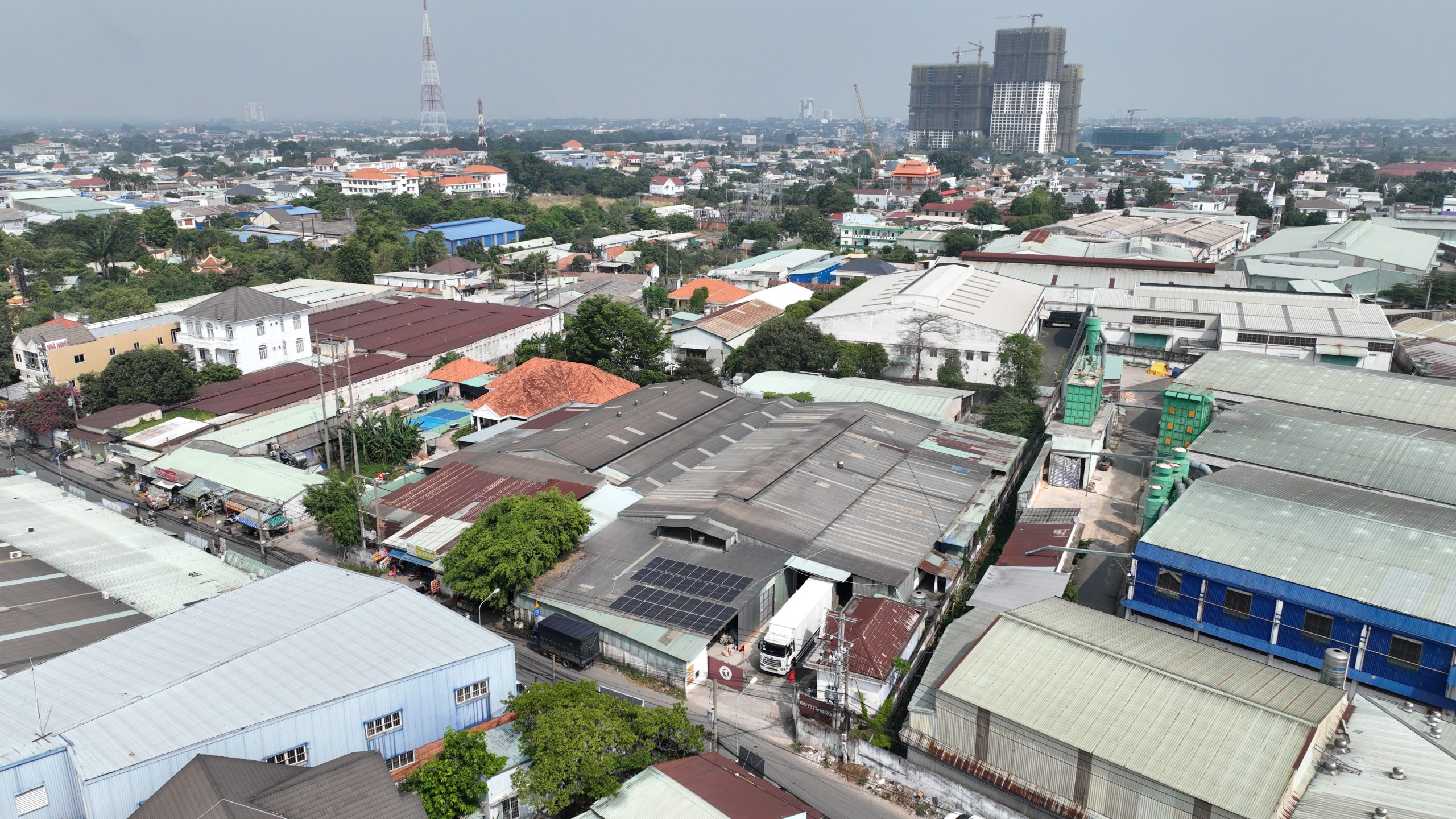 Xưởng sản xuất 6.200m² của Quyết Thắng Box tại Thuận An, Bình Dương.